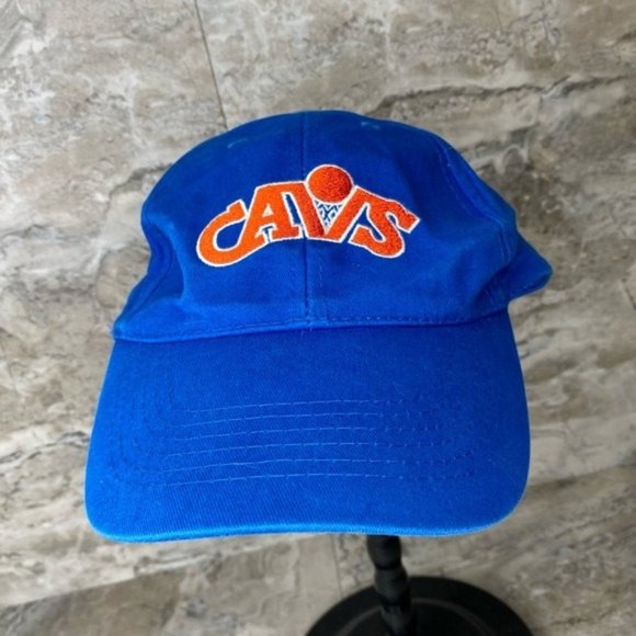 NBA Other - Vintage Cleveland Cavaliers cavs blue orange embroidered hat
